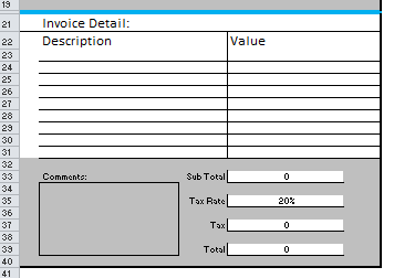 how to create a simple invoice template in microsoft excel