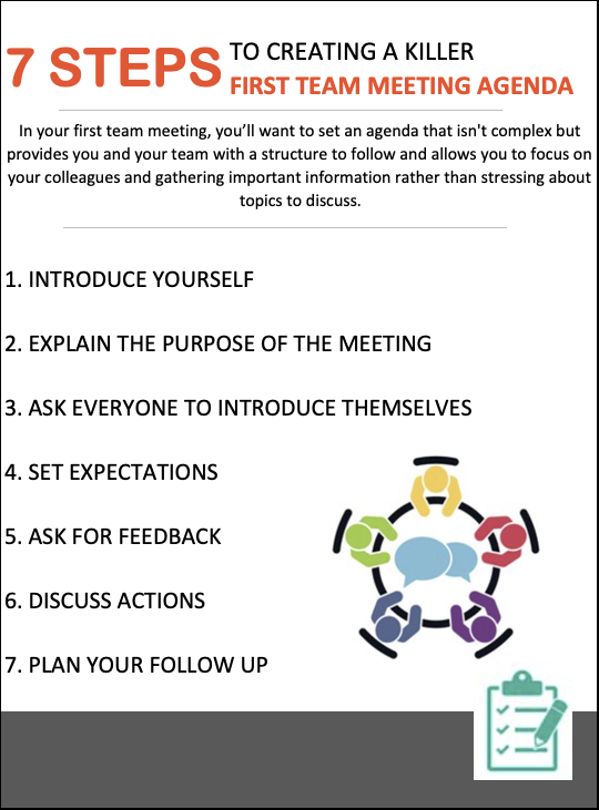 Don't Set an Agenda Before Important Meetings